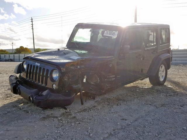 1C4HJWDG1JL928104 - 2018 JEEP WRANGLER U BLACK photo 2