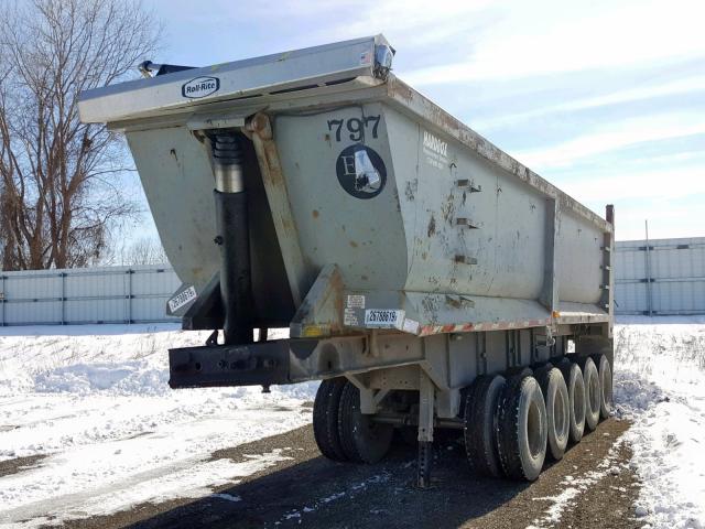 1DTD28A56PP031797 - 1993 DUMP TRAILER SILVER photo 3