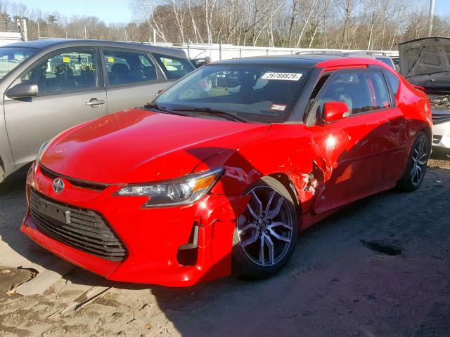 JTKJF5C7XF3093568 - 2015 TOYOTA SCION TC წითელი ფოტო 2