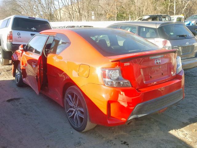 JTKJF5C7XF3093568 - 2015 TOYOTA SCION TC წითელი ფოტო 3