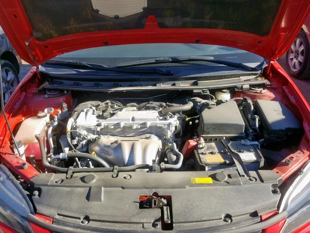 JTKJF5C7XF3093568 - 2015 TOYOTA SCION TC წითელი ფოტო 7