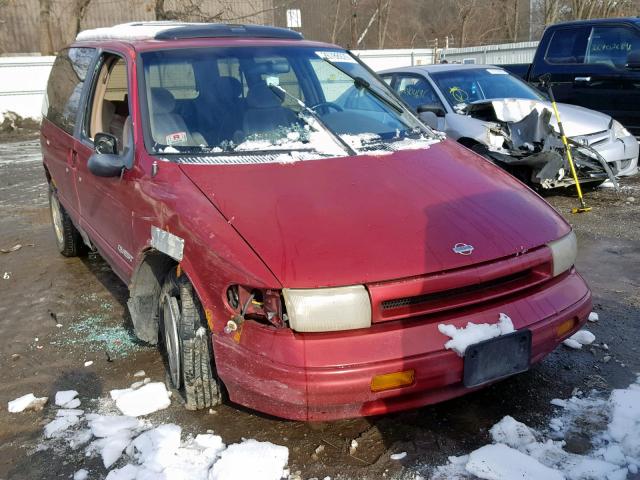 4N2DN11W4SD831859 - 1995 NISSAN QUEST XE BURGUNDY photo 1