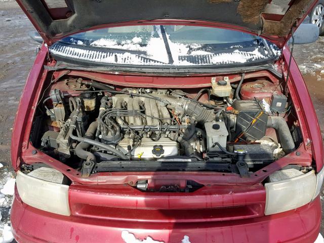 4N2DN11W4SD831859 - 1995 NISSAN QUEST XE BURGUNDY photo 7