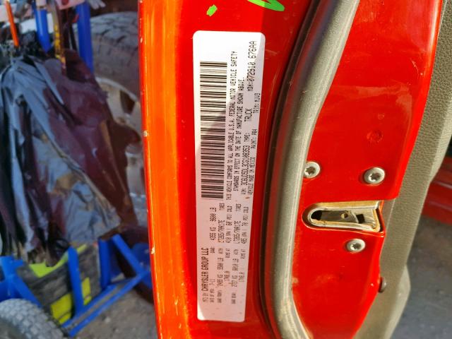 3C6UD5DL3CG108353 - 2012 DODGE RAM 2500 S RED photo 10