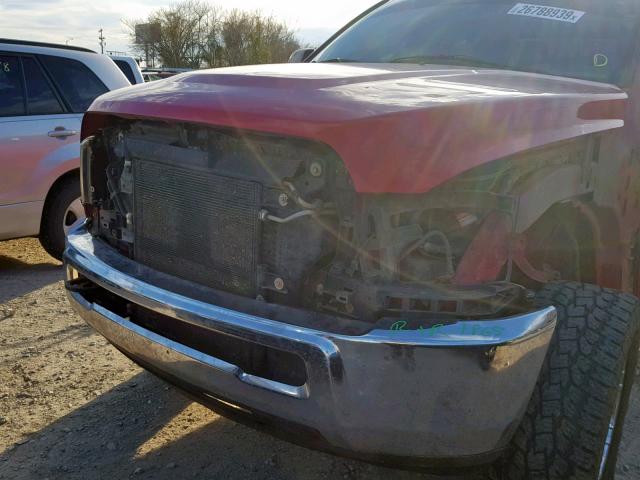 3C6UD5DL3CG108353 - 2012 DODGE RAM 2500 S RED photo 9