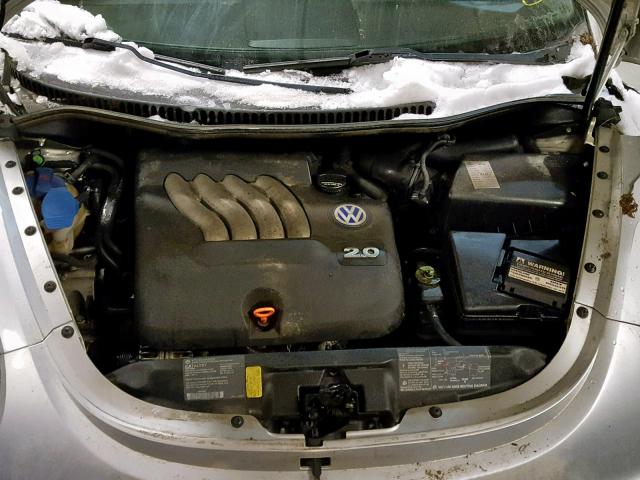 3VWCS21C71M412844 - 2001 VOLKSWAGEN NEW BEETLE Silber Foto 7