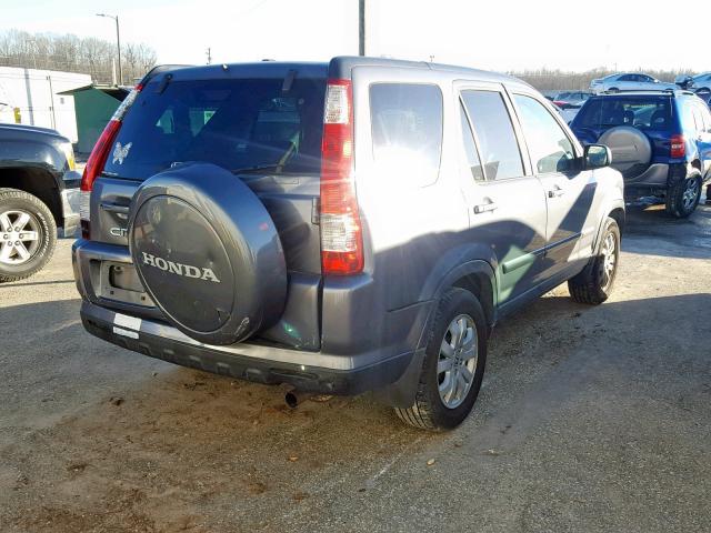 SHSRD78946U446128 - 2006 HONDA CR-V SE GRAY photo 4