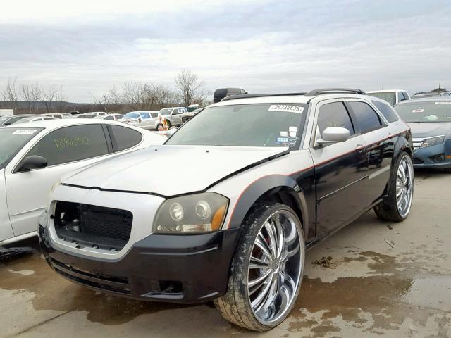 2D8FV47T76H128616 - 2006 DODGE MAGNUM SE GRAY photo 2