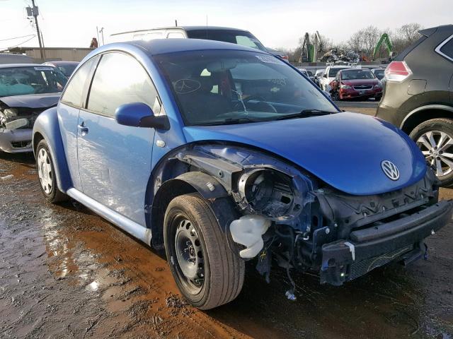 3VWBK21C01M443283 - 2001 VOLKSWAGEN NEW BEETLE BLUE photo 1