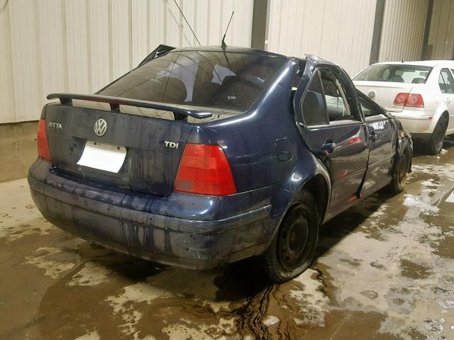 3VWSP29M13M149912 - 2003 VOLKSWAGEN JETTA GLS BLUE photo 4