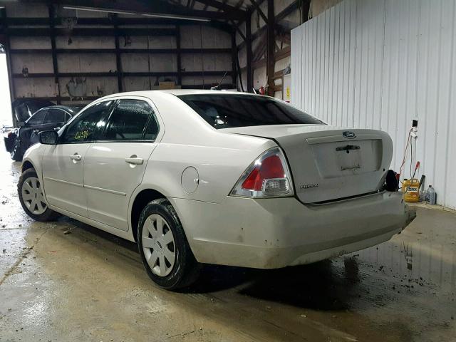 3FAHP06Z88R111210 - 2008 FORD FUSION S WHITE photo 3