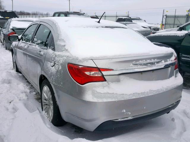 1C3CCBAB5CN100610 - 2012 CHRYSLER 200 LX SILVER photo 3