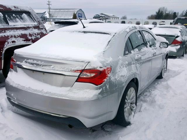 1C3CCBAB5CN100610 - 2012 CHRYSLER 200 LX SILVER photo 4