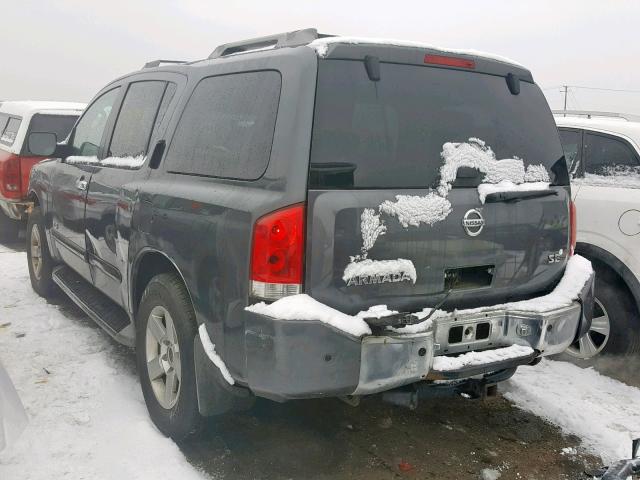 5N1AA08A46N704837 - 2006 NISSAN ARMADA SE BLACK photo 3