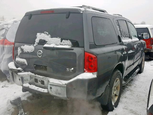 5N1AA08A46N704837 - 2006 NISSAN ARMADA SE BLACK photo 4