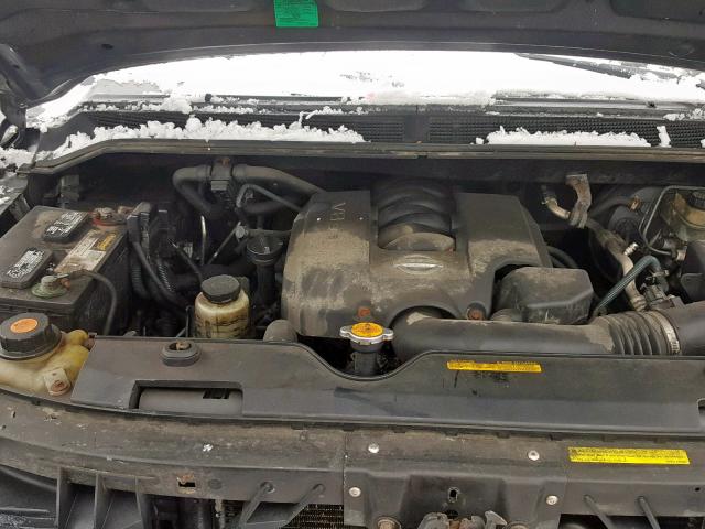 5N1AA08A46N704837 - 2006 NISSAN ARMADA SE BLACK photo 7