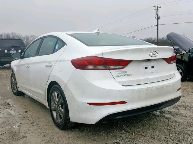 5NPD84LFXHH206135 - 2017 HYUNDAI ELANTRA SE WHITE photo 3