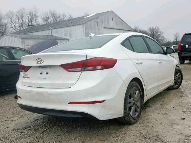 5NPD84LFXHH206135 - 2017 HYUNDAI ELANTRA SE WHITE photo 4