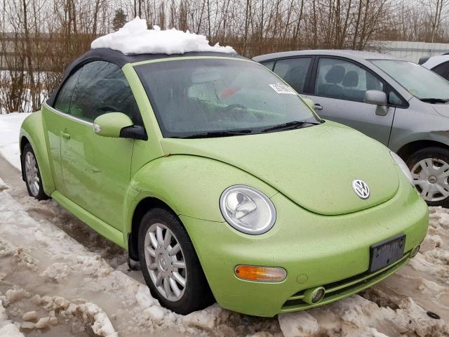 3VWCM31Y74M318981 - 2004 VOLKSWAGEN NEW BEETLE Yaşıl foto 1