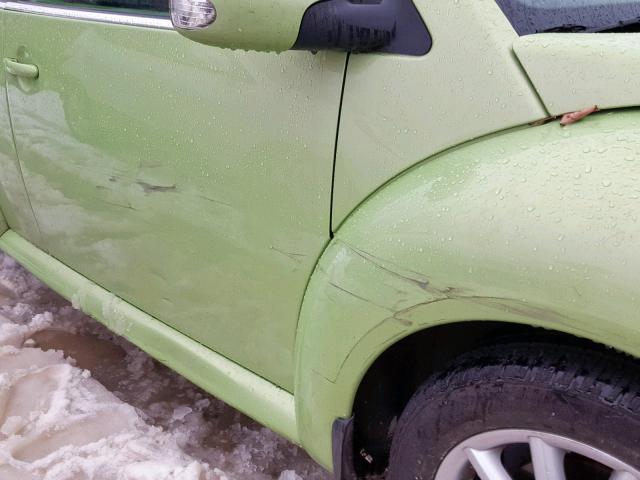 3VWCM31Y74M318981 - 2004 VOLKSWAGEN NEW BEETLE Yaşıl foto 9