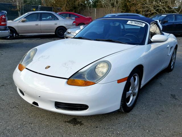 WP0CA298X1U627572 - 2001 PORSCHE BOXSTER WHITE photo 2