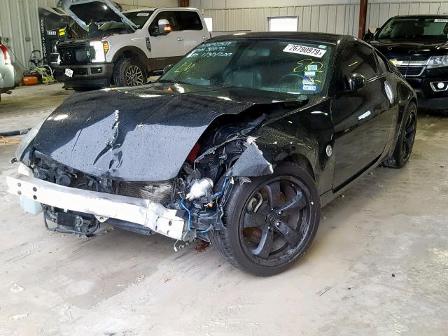 JN1AZ34D76M308182 - 2006 NISSAN 350Z COUPE BLACK photo 2