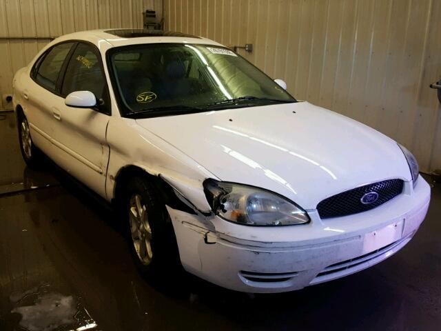 1FAFP56U96A166989 - 2006 FORD TAURUS SEL WHITE photo 1