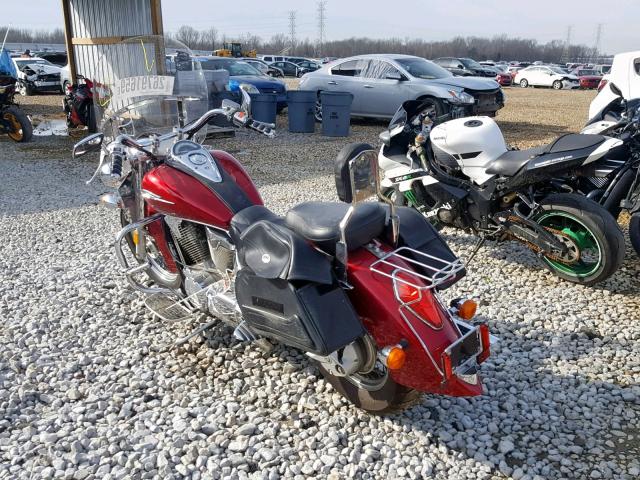 1HFSC52063A007890 - 2003 HONDA VT1300 S BURGUNDY photo 3