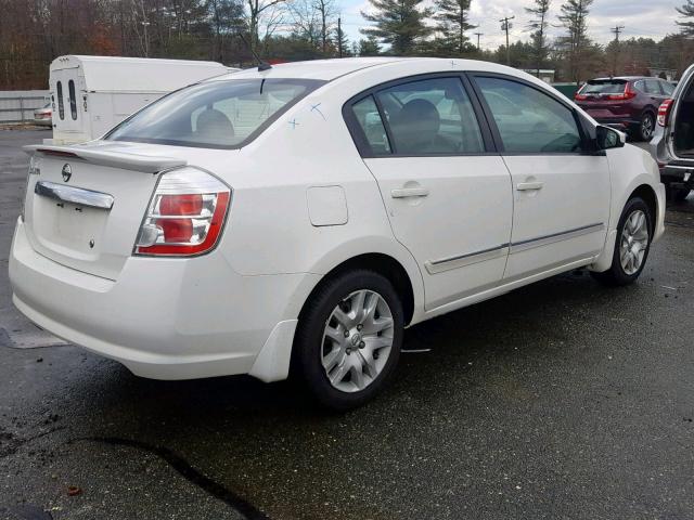 3N1AB6AP8CL710013 - 2012 NISSAN SENTRA 2.0 WHITE photo 4