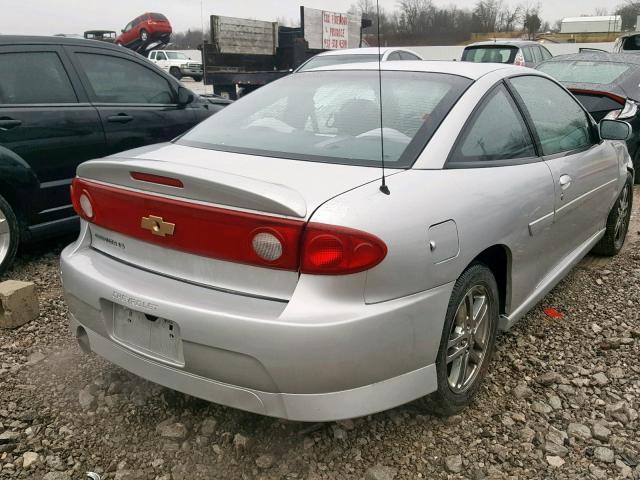 1G1JH12F057109649 - 2005 CHEVROLET CAVALIER L SILVER photo 4