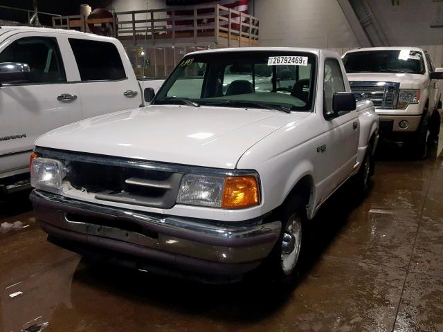 1FTCR10A1VPA56674 - 1997 FORD RANGER WHITE photo 2