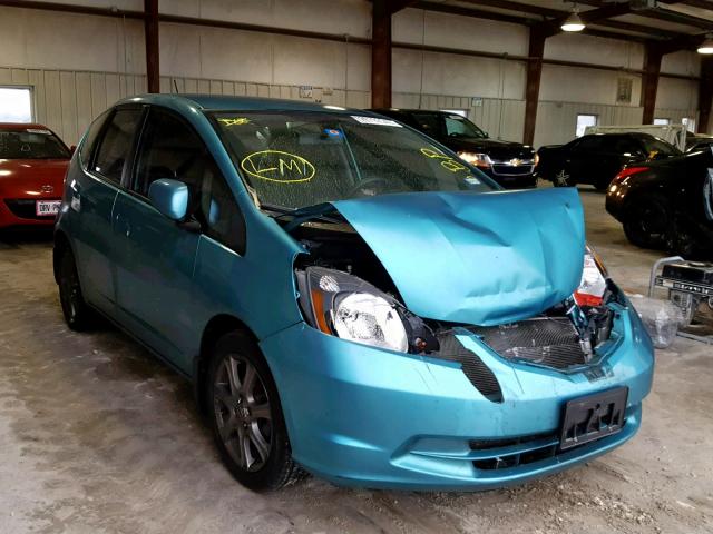 JHMGE8H34CC024980 - 2012 HONDA FIT BLUE photo 1