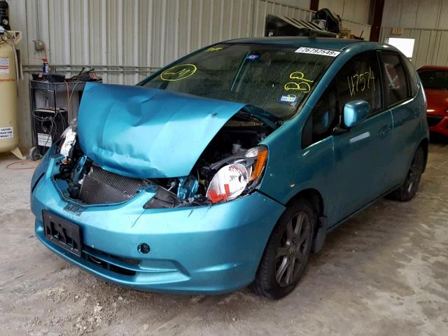 JHMGE8H34CC024980 - 2012 HONDA FIT BLUE photo 2