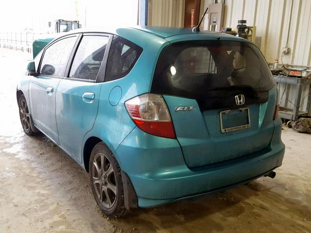 JHMGE8H34CC024980 - 2012 HONDA FIT BLUE photo 3