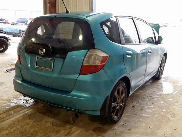 JHMGE8H34CC024980 - 2012 HONDA FIT BLUE photo 4