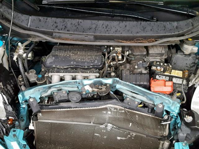 JHMGE8H34CC024980 - 2012 HONDA FIT BLUE photo 7