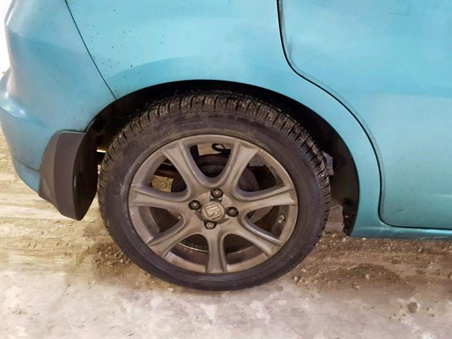 JHMGE8H34CC024980 - 2012 HONDA FIT BLUE photo 9