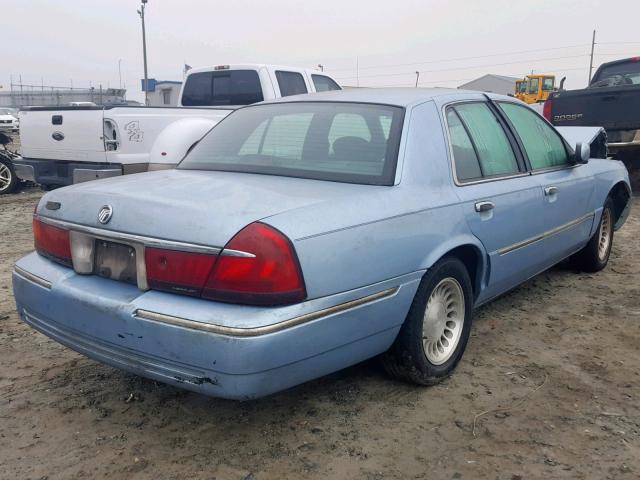 2MEFM75W7YX664618 - 2000 MERCURY GRAND MARQ BLUE photo 4