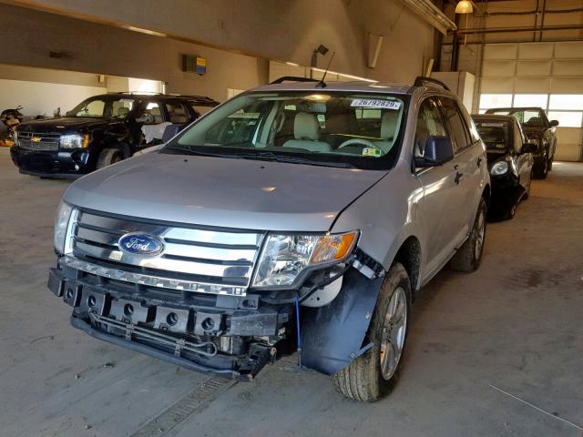 2FMDK3GC0ABB76474 - 2010 FORD EDGE SE SILVER photo 2