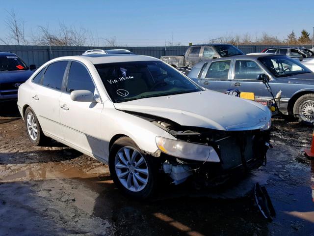 KMHFC46F56A115082 - 2006 HYUNDAI AZERA SE WHITE photo 1