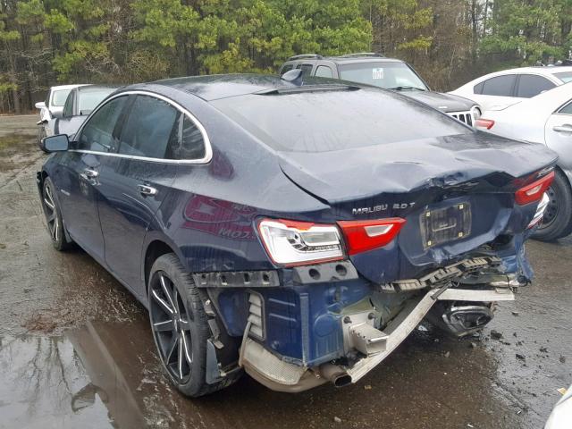 1G1ZH5SX8GF276837 - 2016 CHEVROLET MALIBU PRE BLUE photo 3