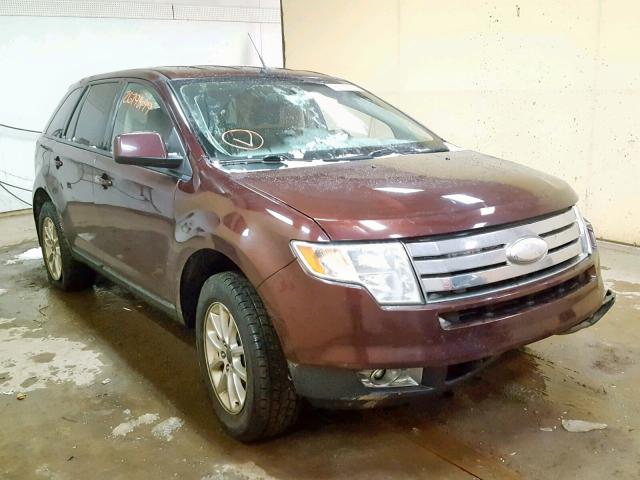 2FMDK3JC0ABB09642 - 2010 FORD EDGE SEL MAROON photo 1