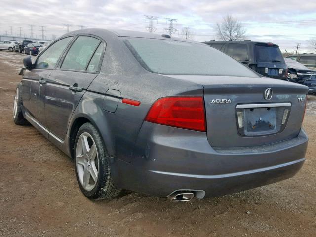 19UUA66226A000127 - 2006 ACURA 3.2TL GRAY photo 3