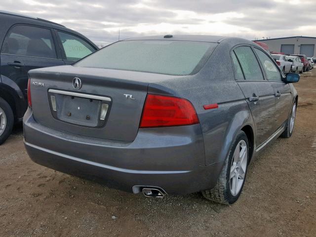 19UUA66226A000127 - 2006 ACURA 3.2TL GRAY photo 4