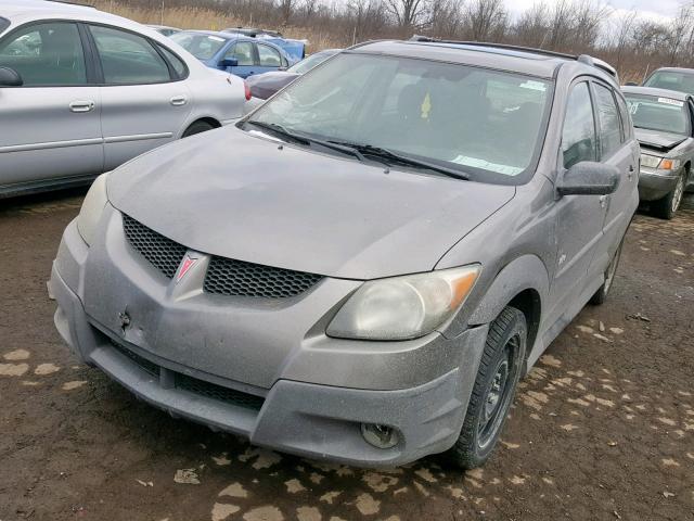 5Y2SL62874Z415744 - 2004 PONTIAC VIBE GRAY photo 2