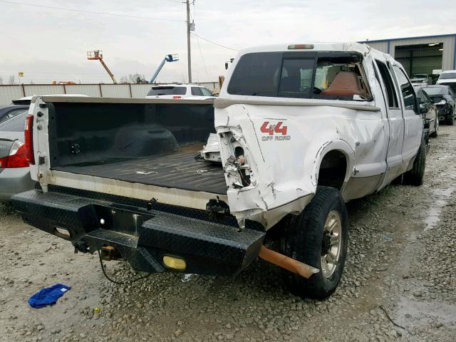 1FTWW31Y48EC33666 - 2008 FORD F350 SRW S WHITE photo 4