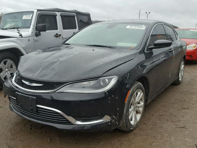 1C3CCCAB2FN708062 - 2015 CHRYSLER 200 LIMITE BLACK photo 2