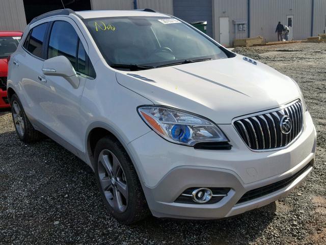 KL4CJCSB2EB742707 - 2014 BUICK ENCORE WHITE photo 1