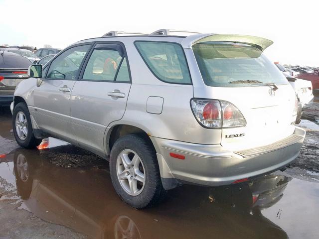 JTJHF10U810215697 - 2001 LEXUS RX 300 SILVER photo 3