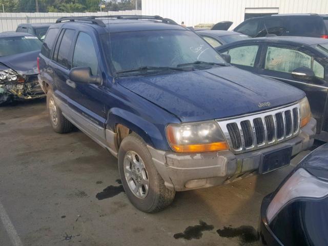 1J4GW48S9YC154012 - 2000 JEEP GRAND CHER BLUE photo 1